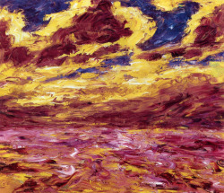 ageoftheart: Autumn Sea VII Artist: Emil NoldeYear: 1910Type: Oil