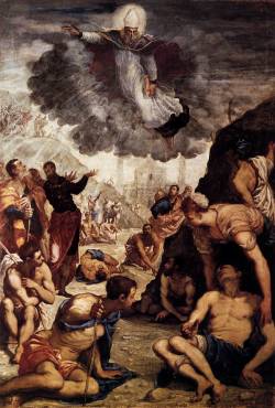 artmastered:  Tintoretto, The Miracle of St Augustine, c.1549