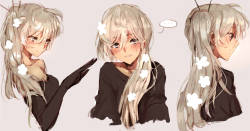 azure-zer0:  Some sketches of Weiss smiling that I used for practice. 