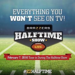 Today is the day! Watch @brazzersofficial Half Time Show for