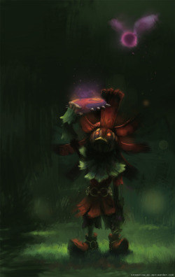 triforceof-power:  Skull Kid, Majora’s Mask by ~SpoonfishLee