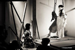 amaury-grisel-shibari:   Kasumi Hourai  & Aizen Kaguya performing