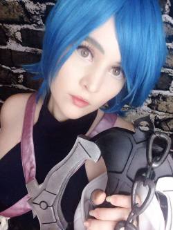 nsfwfoxydenofficial:  I’m so excited for KH3!! Who else is with me?!? :3 Happy #waifuwednesday/#wetwedenesday with Aqua! &lt;3 (ba-dum tssss) :P Please note my wig still needs to be fully styled, I was just playing around with the look on me since I