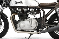 combustible-contraptions:  Triton Cafe Racer | 1954 Norton Featherbed