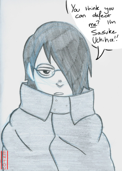 entous-art:  Sarada had to make sure to keep Sasuke’s mouth