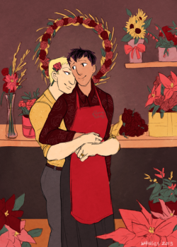 whinges:  something for @kaytayto for xmas, from our au where