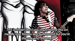 sexentes:  Bulletproof Love // Pierce The Veil [video credit]