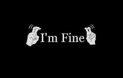 I’m Fine. | via Facebook on We Heart It. http://weheartit.com/entry/76053517/via/Kpopairportfashion