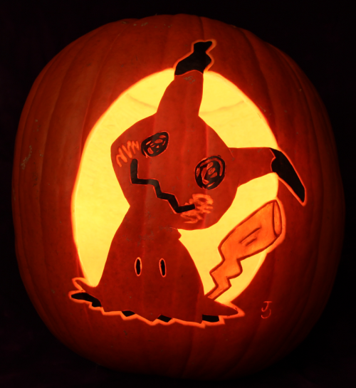 retrogamingblog2:  Ghost Pokemon Jack-o-lanterns made by Johwee