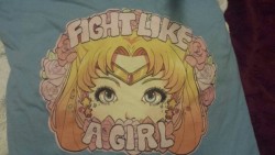 glofii:  welcome-tobrightvale:  I got my Sailor Moon shirt, designed