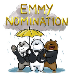 everydaylouie:  sangyuplee:We Bare Bears got an Emmy nomination