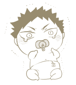 snakeyhoho:  “Iwa-chan you’re so manly you probably didn’t
