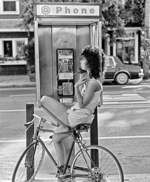 Pay phone in 1980s in New York Nudes & Noises  