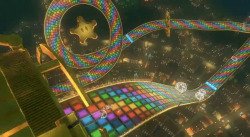 nothingbutgames:   Rainbow Road from Mario Kart 64 (1997) will