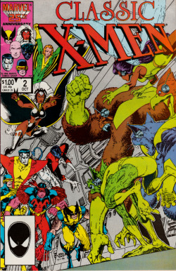 Classic X-Men No. 2 (Marvel Comics, 1986). Cover art by Arthur