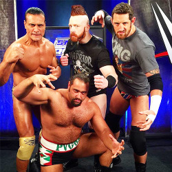 wadebarrettdaily:@wwe: The #LeagueOfNations look to take down