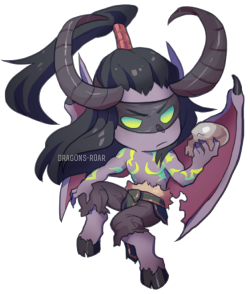 dragonsroarart:illidan chibi~ boy ive been drawing a lot of chibis…