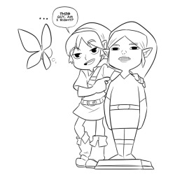 cubewatermelon:  What if Link actually loved his weird-ass statue