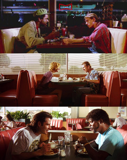 yrprettyfaceisgoingtohell:  Quentin Tarantino + Restaurants 