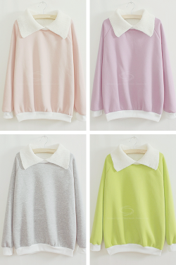 bonjanamu:  pastel sweatshirts 