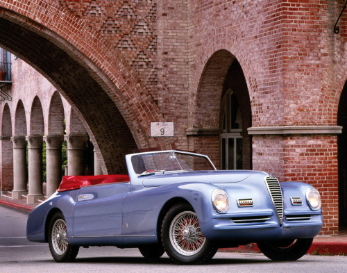 vintageclassiccars:   Alfa Romeo 6C 2500 SS Cabriolet (Pininfarina),