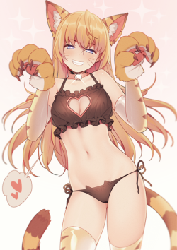 a-titty-ninja-with-a-water-gun: 「Tiger! ♥」 by Eventh7