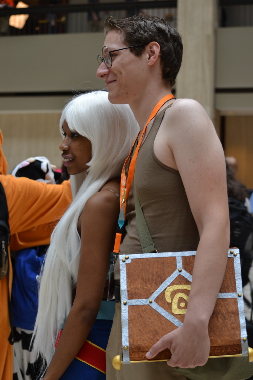 proudblackconservative:  patchoulihou-knowledge:  Anime Weekend Atlanta 2014 - Atlantis cosplay - Kida Nedakh and Milo Thatch  YES. 