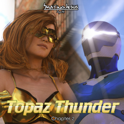 A brand new comic from our friend SkatingJesus! The second chapter to Topaz Thunder. Two months after Sapphire Storm’s mysterious disappearance, the Gems  Heroines still have no news about her, but had to continue their fight  against crime. Josephi