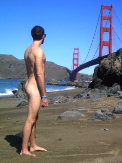 guyzbeach:  &ldquo;Baker Beach&rdquo; Follow Guyzbeach, a collection of natural men naked at the beach !