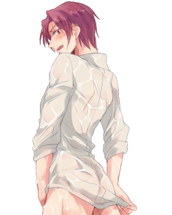 totalennui:  A transparent Rin Matsuoka for your cute little
