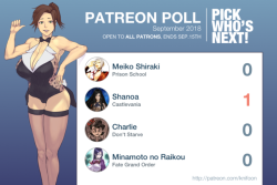 This month’s poll is up! Click on the image to submit your