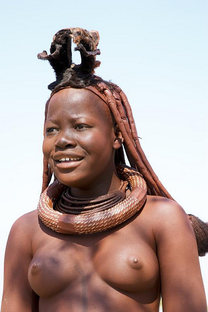 Namibian Himba girl, by Georges Courreges.