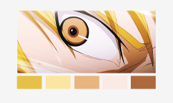 aomines:  kise ryouta- knb season 1 colour palettes  