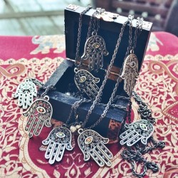 waiste:  Mystic Hamsa pendant, part of our @shopdixi collab available