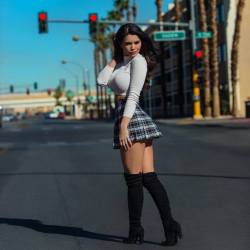 Tawny Jordan - Schoolgirl Skirt