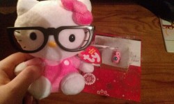 got the Hello Kitty as a birthday gift along wth a hand made