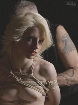 dasfalke-shibari:  “The Look” Featured Rope Partner: Vanessa. Shibari