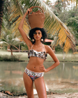 driflloon:  a trip to jamaica: imaan hammam for vogue.com