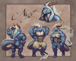 Nyst Reference SheetArtist:  Sugarboy    On FA    On TwitterCommission