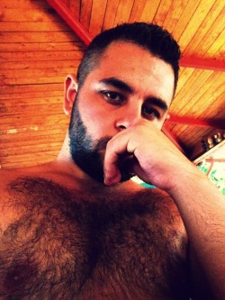 grrreg:  cub-buns:  Oooooooh shit  TumbleOn)  Nice furry chest…