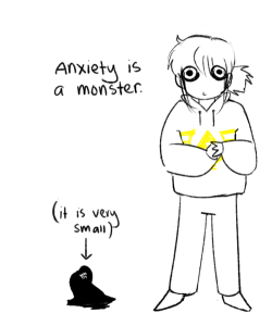 doodlemancy:  My counselor suggested that I imagine my anxiety