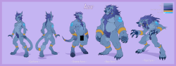 rimebane:Reference sheet commission for Azur, I’m still marking