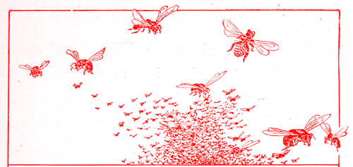 nemfrog:“A swarm leaves the bee tree.” Among the forest