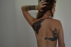 aj0hnson:  A little appreciation post for my back tattoos  