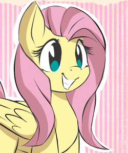 lifeemovesprettyfast:  Been a while since I drew Fluttershy 