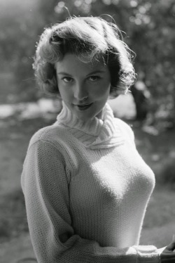 damsellover:  Gotta love a sweater girl   Barbara Bates, c.