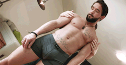 barewithpride:  March 8, 2018    Getting Him Bare!Undressing
