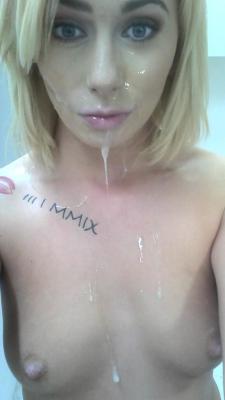 cumselfie:  I love cum on my face omgosh @DogfartNetwork #bigblackdick