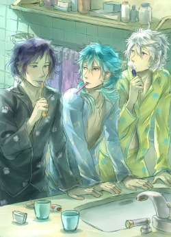 hasuyawwn:  i should just call this fanbook “aoba giving his