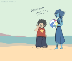 ikimaru:  someone suggested Peridot having fun at the beach but